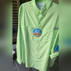NWT COLUMBIA MEN'S PFG TAMIAMI II LONG SLEEVE FISHING SHIRT